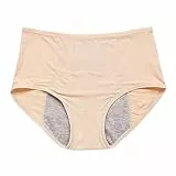 Générique Culotte D'incontinence Urinaire, Anti-fuites Physiologique en Coton de Protection, Lavable avec Zone Absorbante Anti-Fuite pour Femme