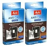 DUJULE Lot de 2 sachets de détartrant anti-calcaire pour machines à café Melitta 178582 - 2 sachets de poudre de 40 g chacun (2 x 40 g) - L'emballage peut varier