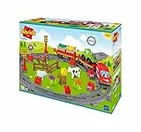 Jouets Ecoiffier -3068 - Train de campagne Abrick – Jeu de construction pour enfants – Dès 18 mois – Fabriqué en France