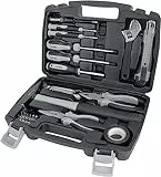 Amazon Basics Jeu d’outils pour la maison, 32 pièces, Noir/gris