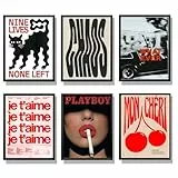 Winund Set de 3 affiche 50x70 cm – SANS CADRE, poster 50x70, poster mural pour salon – affiche murale xxl, affiches decoration murale, affiche vogue, tableau noir et blanc PARENT (WHATEVER 30x40)