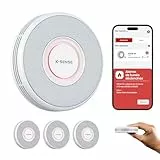X-Sense Détecteur de Fumée Connecté Wi-FI, Alarme Incendie avec Alertes Vocales en Français, 17 Emplacements, Batterie Remplaçable, Épaisseur 33 mm, XS0B-iR, Lot de 3