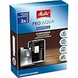 Melitta 224562 Cartouche filtrante pour machines à café automatiques | 3 cartouches Pro Aqua | Prévention du calcaire | Facile à utiliser | 3 cartouches