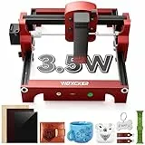 Graveur laser portable Woxcker S1 Mini, une machine de gravure laser DIY 3,5W pour bois, métal et verre, alliant une zone de travail de 130x130 mm à une haute précision de 0,05 mm,idéal pour débutants