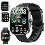 Montre Connectée Homme Femme, 1.91'HD Smartwatch avec Appel Bluetooth, Montre Sport avec 110+ Modes Sports,Podomètre/Sommeil/Fréquence Cardiaque/Spo2, Etanche IP68 montre intelligente pour Android iOS