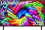 LG TV NANOCELL AI 2025 | 43NANO90| 43'' (108cm) | 4K UHD | HDR10 |webOS 25 | Télécommade AI Magic Remote | Alexa, Google Assistant | Netflix Disney+ Canal+ Prime Video | AirPlay 2 | Couleurs Pures