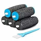 Jorest [5/10 Pièces] Rouleaux de Remplacement Compatible avec Scholl Velvet Smooth, 2 Types de Rugosité, Pierre Ponce Recharge Rapeuse Electrique, pour Pedicure Pied Electrique, Rape Pieds