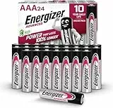 Energizer Advanced - Piles AAA (Lot de 24) Alcaline 1,5V - Haute Performance - Télécommandes, Jouets et Électroniques - Made in EU - Emballage 0% Plastique - Conservation 10 Ans [Exclusivité Amazon]