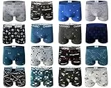 Channo Boxer en Coton pour Homme, Confortable et Doux. Collection Uomo - Lot de 6, Surprise, L