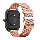 KMKJSH Métal Bracelets pour Ice-Watch (1,85) 22mm Bracelet de Montre, Milanais Maille Femme et Homme avec Fermoir Réglable en Acier Inoxydable Bande de Rechange avec Ice-Watch (1,85) 22mm Sangle (4)