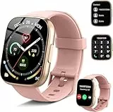 Poounur Montre Connectée Homme Femme, 1,95' HD Smartwatch avec Appel Bluetooth, 110+ Sportifs Montre Sport avec Moniteur Sommeil