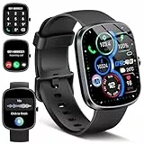 IA Montre Connectée Homme Femme avec ChatGPT, 1.91''Smartwatch avec Appel Bluetooth, Etanche IP68 Montre Sport Podometre Cardiofrequencemetre Sommeil, 120+Sportifs Montre Intelligente pour Android iOS