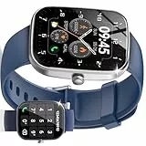 Csasan Montre Connectée Homme Femme, 1.91' HD Smartwatch avec Appel Bluetooth, 112+ Sportifs Montre Sport, Bleu Foncé