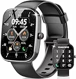 Csasan Montre Connectée Homme Femme avec Appel Bluetooth, 1.91' HD Smartwatch avec 112 Modes Sportifs, IP68 Montre Intelligente avec Podometre/Cardiofrequencemetre/Moniteur de Sommeil pour Android iOS