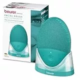 Beurer FC 52 Laguna Brosse visage, brosse nettoyante en silicone, nettoyage en profondeur des pores et massage de la peau, résistante à l'eau, convient à tous les types de peau