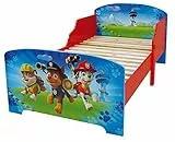 Fun House | Lit Enfant Pat Patrouille Avec Lattes | 140 x 70 x 59 Cm | Licence Officielle | Collection Chambre Pat Patrouille | Poids Max 50 Kg | Dès 24 Mois | Bois MDF | Bleu | 712532