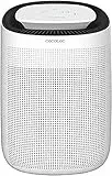Cecotec Déshumidificateur d'air Cecotec BigDry Series 2500 PureLight. 750 ml/jour, Réservoir amovible de 1L, 2 Vitesses, 2 Niveaux de déshumidification, Fonction de nettoyage, 25 m2, Blanc