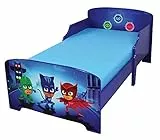Fun House 712868 Pyjamasques Lit pour Enfant 140X70 cm avec Lattes, Bleu