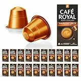 Café en Capsules Aluminium - Café Royal Pro | 20 x 10 soit 200 Dosettes - Saveur Espresso Forte - Compatibles avec les Machines à café Nespresso®* Alu à usage Domestique