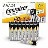 Energizer Alkaline Power - Piles AAA (Lot de 24) - Alcaline 1,5V - Énergie Longue durée - Idéales pour Les appareils du Quotidien - Emballage 100% Recyclable - Conservation 7 Ans [Exclusivité Amazon]