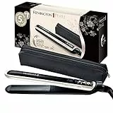 Remington Lisseur Cheveux [Ultra rapide & Glisse facile] Pearl (Céramique haute qualité avec éclats de perles, chaleur homogène, Écran LCD, 150-235°C, pochette) Fer à lisser S9501