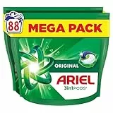 Ariel 3en1 PODS, Lessive Liquide En Capsules 88 Lavages, Original, Élimination Impeccable Des Taches En Un Seul Lavage, Dissolution Rapide Même À Froid