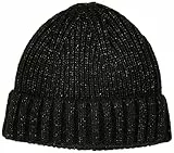 Amazon Essentials Bonnet côtelé de pêcheur Mixte Adulte, Noir, Taille Unique