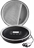 Étui de transport pour lecteur CD portable compatible avec Arafuna/GPX/Soulcke/pour lecteur de disque personnel Monodeal - Support de transport pour écouteurs et câble (boîte uniquement)