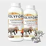 Resin Pro Polyform Résine de polyuréthane de coulée hautement Fluide, Convient pour la Fabrication de modèles, Le Bricolage et la Bijouterie, Prototypage Rapide, Beige - 1 Kg