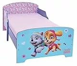FUN HOUSE 712791 Pat Patrouille Fille Lit pour Enfant 140x70 cm avec Latte, MDF, 144 x 77 x 59 cm, Violet