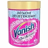 Vanish Oxi Action Booster de Lavage - Détachant Textile et Anti-décoloration - Poudre 940g
