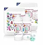 Resin Pro - 1000gr iWhite Résine Polyuréthane blanche pour coulure/Moulage – Bi composants A + B pour modélisme et loisirs créatifs