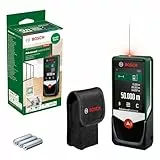 Bosch Télémètre laser AdvancedDistance 50C (mesure précise de la distance jusqu'à 50 mètres, écran tactile, fonctions de mesure avec assistance intégrée, dans boîte carton)