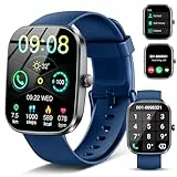 Montre Connectée Homme Femme1.91'HD Smartwatch avec Appel Bluetooth, Montre Sport avec 110+ Modes Sports, Podomètre/Sommeil/Fréquence Cardiaque/Spo2, Etanche IP68 montre intelligente pour Android iOS
