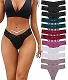 BeReady String Femme Coton Tanga Coton Femme Culotte Femme Coton Sexy String Coton Femme Invisible Slip Femme Dentelle sous Vetements Feminins