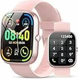taopodo 1.91' HD Smartwatch Fonction Féminine, Montre Connectée Femme, Or Rose