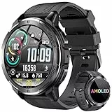 OUKITEL Montre Connectée Homme, Smart Watch Écran AMOLED de 1,43', Autonomie de 14 Jours, Étanche, Appel Bluetooth,Suivi du Sommeil, SpO2 100+Modes Sportifs,Information, Android & iOS