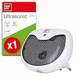 SWISSINNO Mini Répulsif Ultrasonique Antiparasitaire - Répulsif pour Rongeurs 15m² - Défense Ultrasonique Contre Souris, Rats et Belettes - pour Intérieur