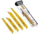 DEWALT - Lame de scie sabre - coupe pour bois - 12 pièces - DT2445-QZ