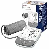Beurer BM 53 Tensiomètre pour bras, fabriqué en Europe, cliniquement validé, détection fibrillation auriculaire, indicateur de risque, bras 22-42 cm, transfert de données vers Apple Health