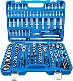 BGS 2245 | Jeu de douilles à six pans | 6,3 mm (1/4') / 10 mm (3/8') / 12,5 mm (1/2') | en pouce | 192 pièces