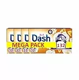 Dash 2-en-1 PODS Lessive Capsules, 132 Lavages (4x33 Tablettes), Ambre et Orchidée, Ultra Nettoyant Et Fraîcheur Longue Durée, Élimine Les Saletés et Taches Incrustées, Fabriqué en France
