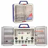 WORKPRO Coffret de 476 Accessoires d'Outils Rotatifs Universels, Kit d’Accessoires d'Outils Rotatifs Multifonctions pour Coupe, Gravure, Meulage, Polissage, Ponçage, Perçage, etc.