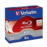 Verbatim 43615 BD-RE 2x, 5-pack, Blu-Ray, Optical Media
