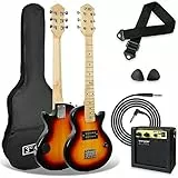 3rd Avenue Pack Guitare Rock Électrique enfant Taille Junior 1/2 pour Débutants - Ampli Portable 5 W, Jack, Housse, Médiators et Sangle - Sunburst