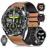 LIGE 2025 Montre Connectée Homme avec Appel Bluetooth,1.43'' Amoled Écran,110+ Modes Sport,IP68 Étanche Montre Fitness avec Fréquence Cardiaque,SpO2,Moniteur de Sommeil pour Android iOS