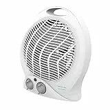 Cecotec Radiateur Soufflant de salle de bain à basse consommation Ready Warm 9790 Force. Chauffe-ventilateur 2000 W,thermostat réglable, 3 modes de fonctionnement, silencieux, 15 m2
