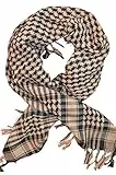 KARL LOVEN Foulard Palestinien - Keffieh - Chèche - Pashmina - Cheich - cheche/AU CHOIX : Noir - Beige - Orange - Rouge - Gris NEUF (BEIGE)