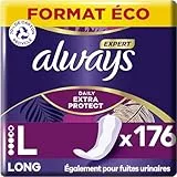Always Expert Long Protège-slips 8x22 Unités, Extra Protection Au Quotidien, Retiennent Les Odeurs, Aussi Pour Les Premiers Signes De Fuites Urinaires
