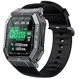 Blueshaweu Bracelet compatible avec LEMFO K55 Smartwatch, Sport Silicone Classic Bracelet de montre de rechange pour montre connectée LEMFO K55 / EIGIIS K55 / LinsonK K55